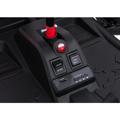 Gokart na akumulator dla dzieci TORNADO z Funkcją Driftu Czerwony DM-108